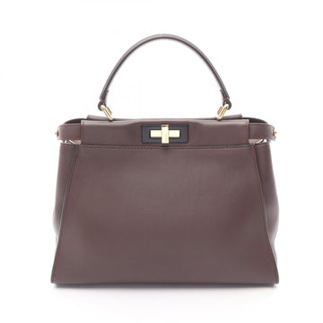Fendi Peekaboo Regular Handbag Leather