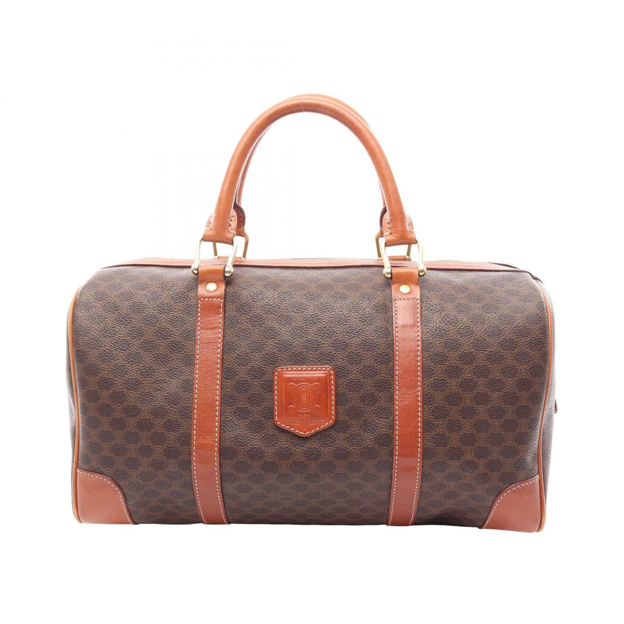 Celine Macadam Tote Bag Canvas Leather