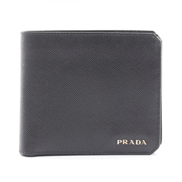 Prada Saffiano Corner Bi-Fold Wallet