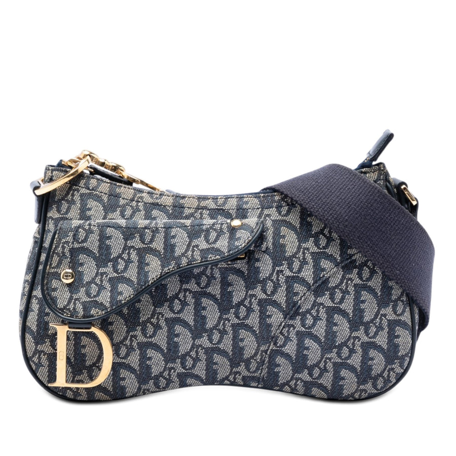 Dior Issimo Trotter Canvas Double Saddle