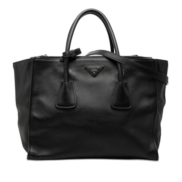 Prada Glace Calf Twin Pocket Double