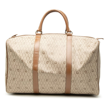 Dior Honeycomb Coated Canvas Travel Bag
