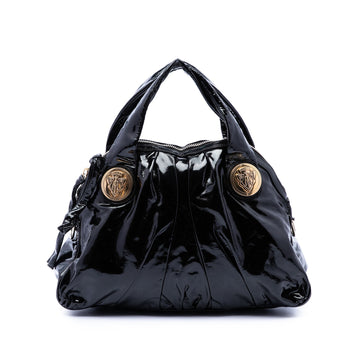 Gucci Large Patent Hysteria Satchel Pre-