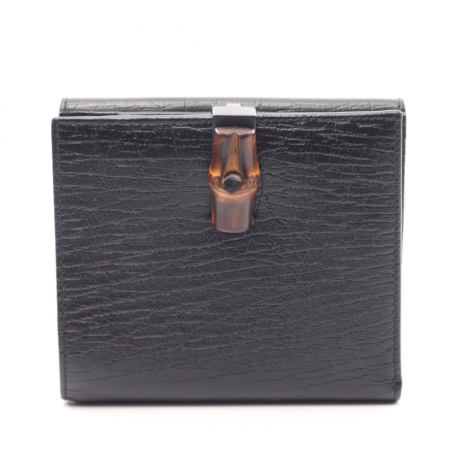 Gucci Bamboo Bi-Fold Wallet Leather