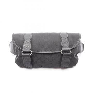 Gucci Gg Pattern Waist Bag Nylon Leather
