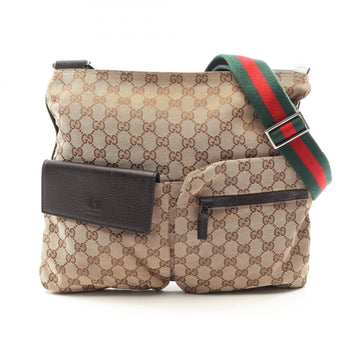Gucci Gg Canvas Sherry Line Shoulder Bag