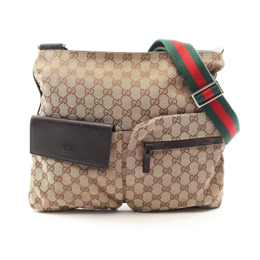 Gucci Gg Canvas Sherry Line Shoulder Bag