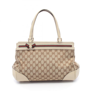 Gucci Mayfair Gg Canvas Sherry Line Tote