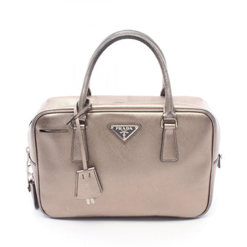 Prada Galleria Handbag Leather Gold