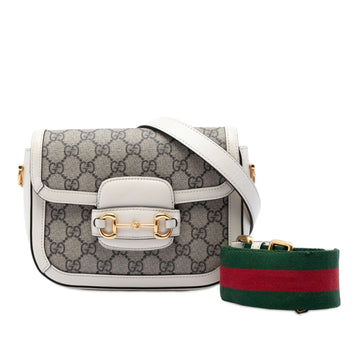 Gucci Small Gg Supreme Web Horsebit
