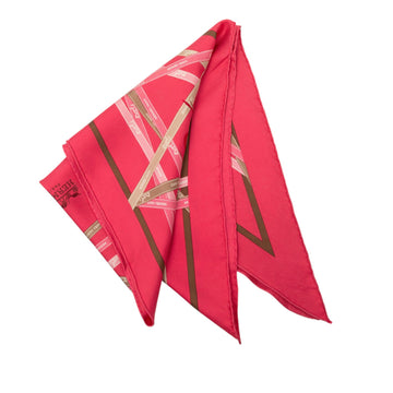 Hermès Bolduc Silk Pointu Triangle Scarf