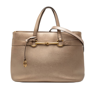 Gucci Leather Bright Bit Satchel Pre-