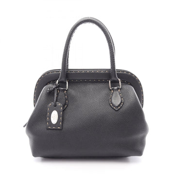 Fendi Selleria Doctor's Handbag Leather