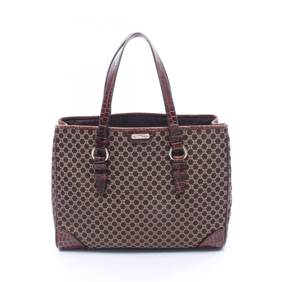 Celine Macadam Croco Embossing Tote Bag