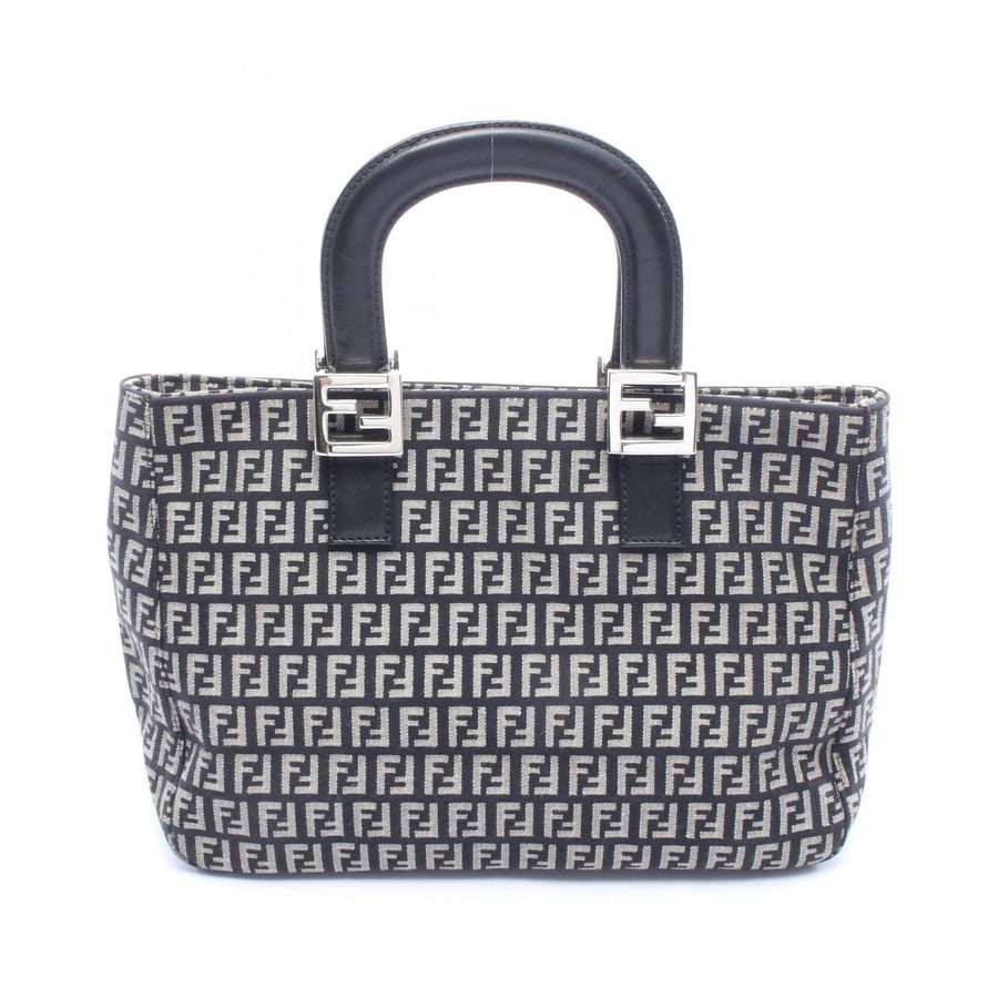 Fendi Zucca Tote Bag Canvas Leather