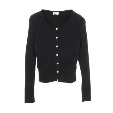 Celine Triomphe Cardigan Wool Black #S