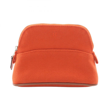 Hermes Bolide Pouch 15 02 Canvas Leather