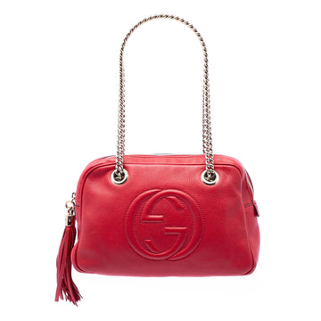 Gucci Calfskin Soho Chain Zip Shoulder