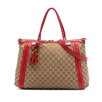 Gucci Medium Gg Canvas Bella Tote Pre-