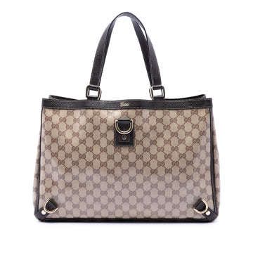 Gucci Gg Crystal Abbey D Ring Tote Pre-