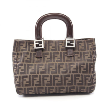 Fendi Zucca Tote Bag Canvas Leather