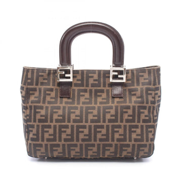 Fendi Zucca Tote Bag Canvas Leather