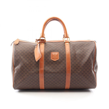 Celine Macadam Boston Bag Canvas Leather