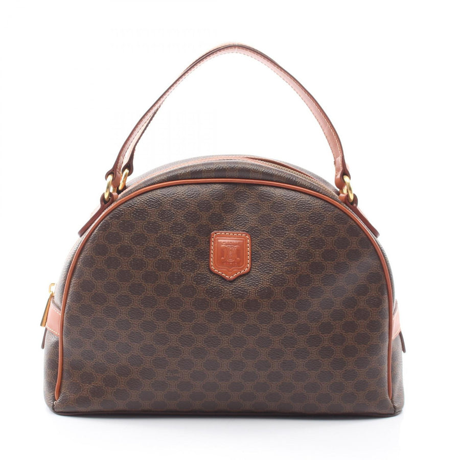 Celine Macadam Handbag Canvas Leather