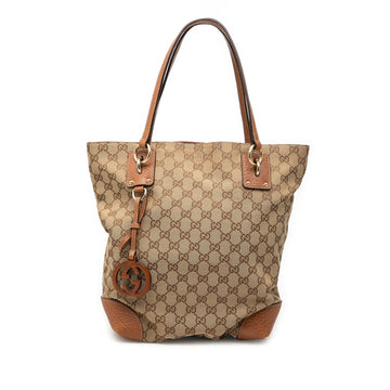 Gucci Medium Gg Canvas Charm Tote Pre-