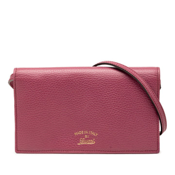 Gucci Dollar Calfskin Swing Wallet On