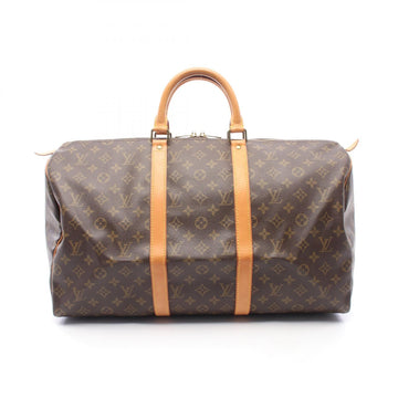 Louis Vuitton Keepall 50 Hand Bag Canvas