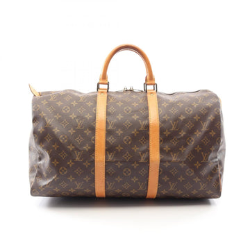Louis Vuitton Keepall 50 Hand Bag Canvas