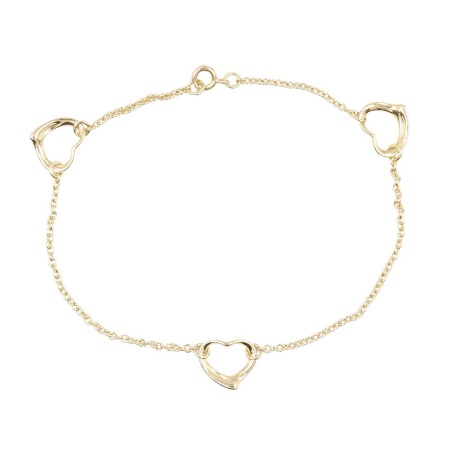 Tiffany＆Co Open Heart Bracelet 18Kyg