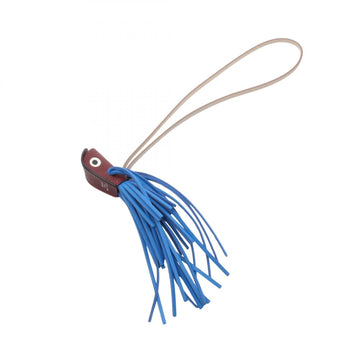 Hermes Poisson Bag Charm Agneau Milo
