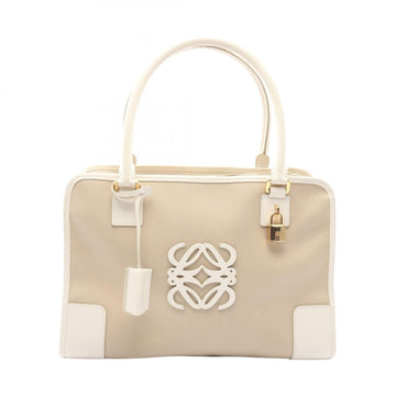Loewe Amazona 36 Shoulder Handbag Canvas