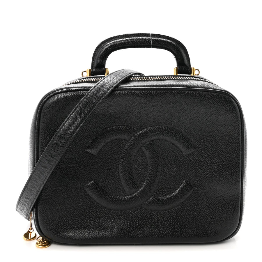Chanel Caviar Timeless Cc Vanity Case