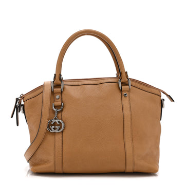 Gucci Pebbled Calfskin Medium Gg