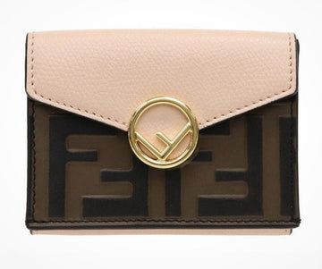 New  Fendi Zucca Leather Mini