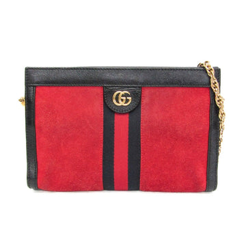 Gucci Ophidia Chain Shoulder Bag Suede