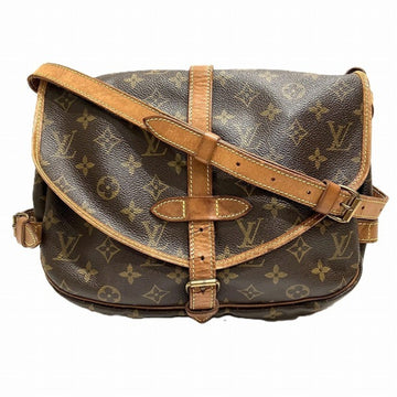 Louis Vuitton Saumur Handbag Canvas 30