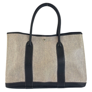 Hermes Garden Party Tote Toile And