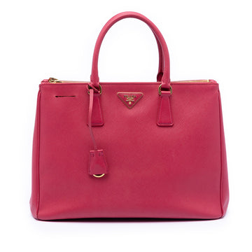 Prada Double Zip Lux Tote Saffiano