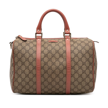 Gucci Joy Boston Bag Gg Coated Canvas