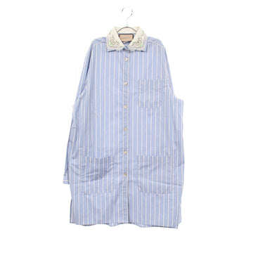Gucci Striped Rhinestones Shirt Dress