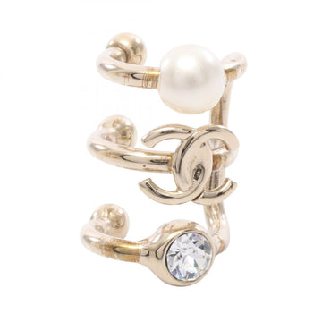 Chanel Coco Mark Ear Cuff Gold Plated
