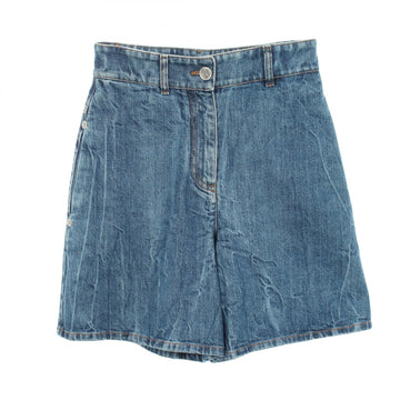 Chanel Coco Mark Button Short Denim