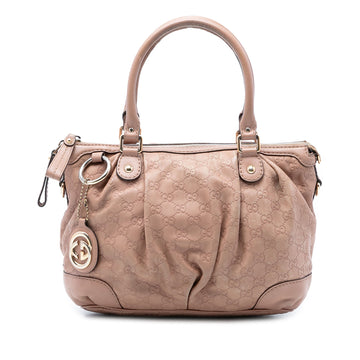 Sukey Top Handle Satchel Guccissima