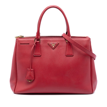 Prada Double Zip Lux Tote Saffiano