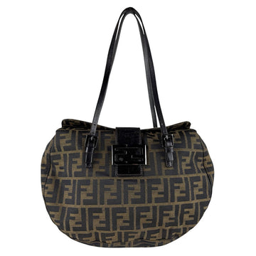 Fendi Vintage Shoulder Bag Zucca Canvas