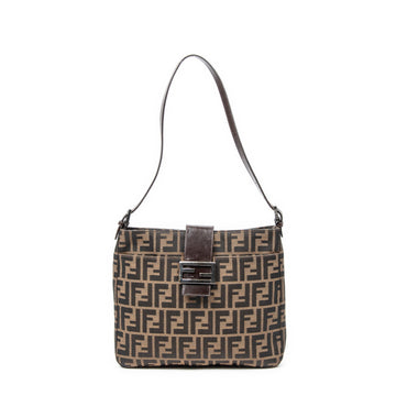 Fendi Vintage Shoulder Bag Zucca Canvas
